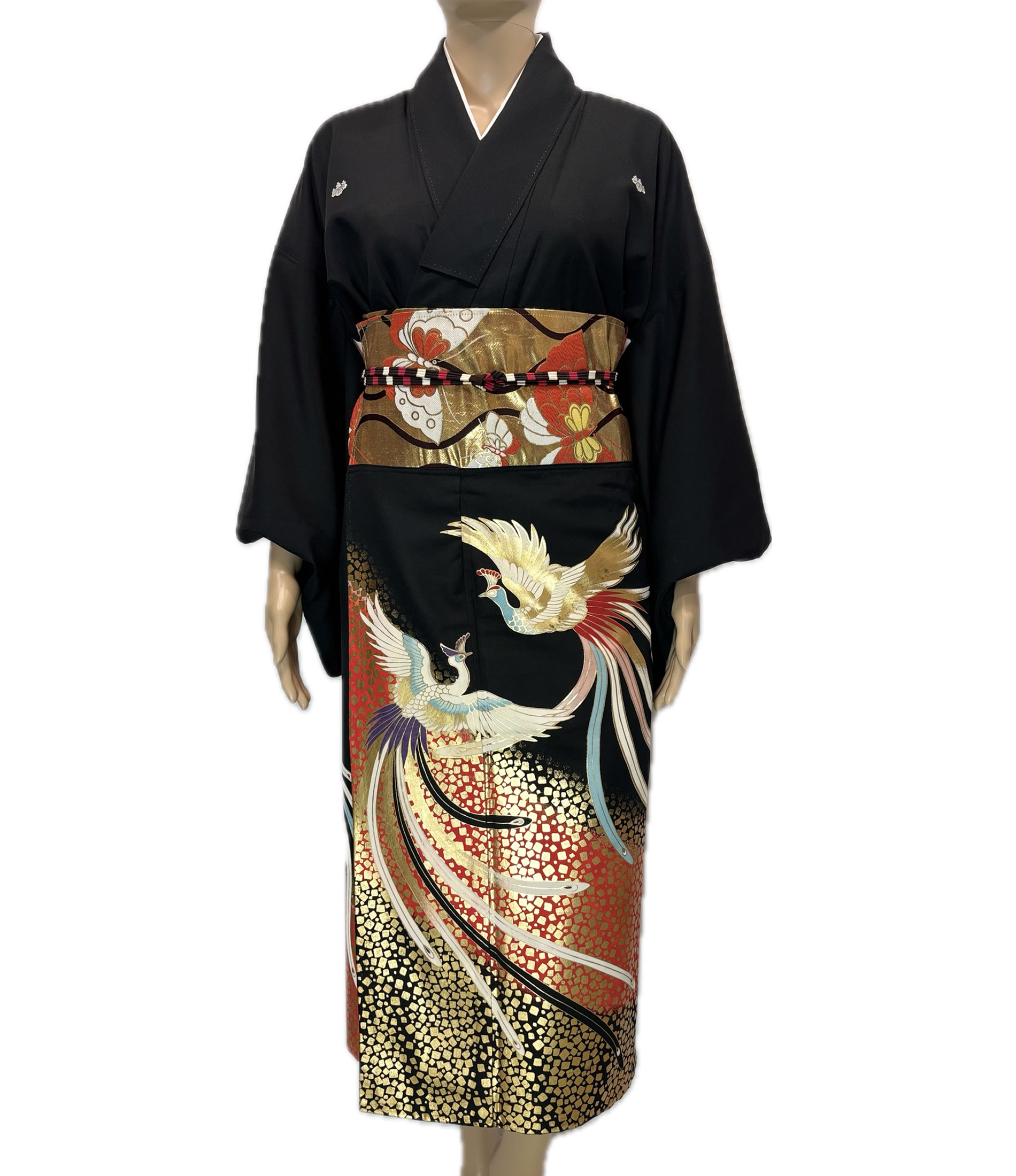 鳳凰舞う華麗な留袖 Magnificent Tomesode with Dancing Phoenix